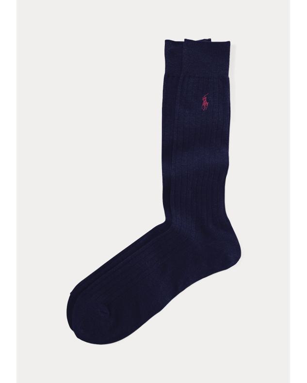 Κάλτσες POLO RALPH LAUREN Rib-Knit (2-Pack) Navy Blue