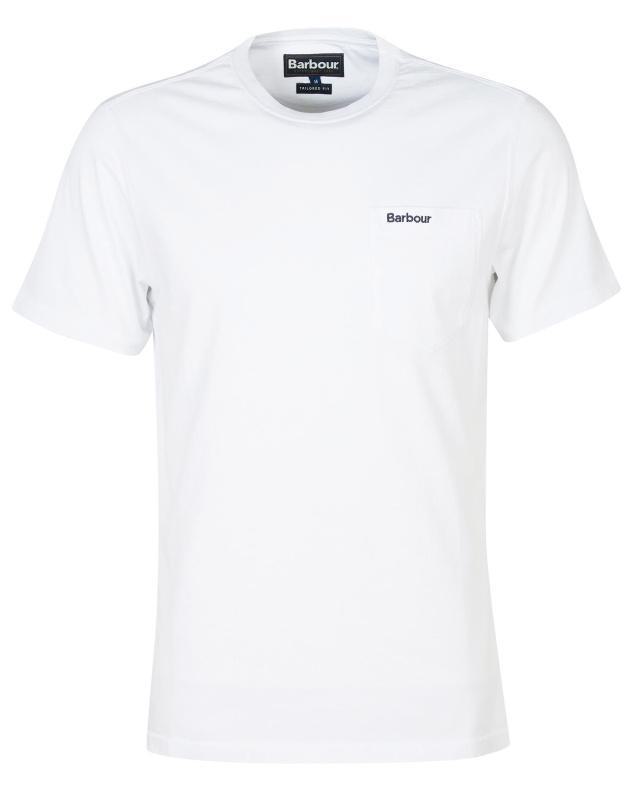 Μπλούζα BARBOUR Langdon Pocket T-Shirt Classic White