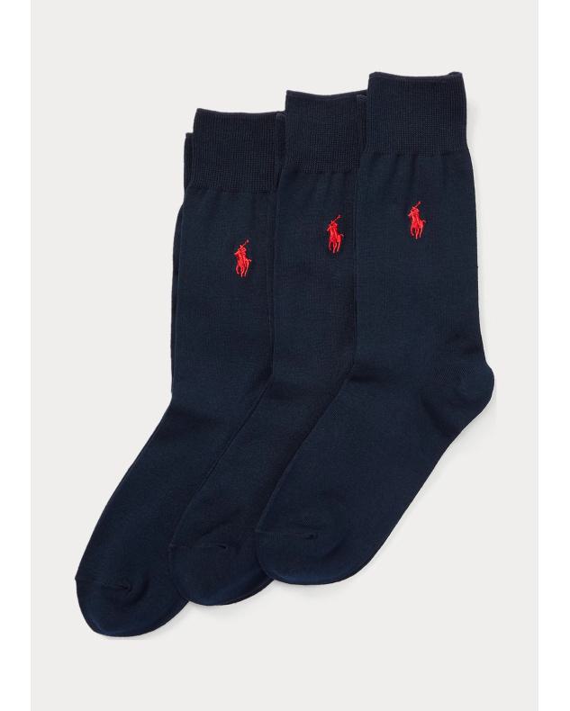 Κάλτσες POLO RALPH LAUREN Trouser Sock 3 Pack Navy Blue