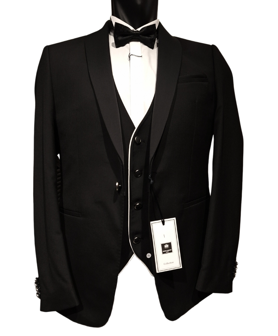 Κοστούμι 3PCS DINO LIBERO Slim Fit Black