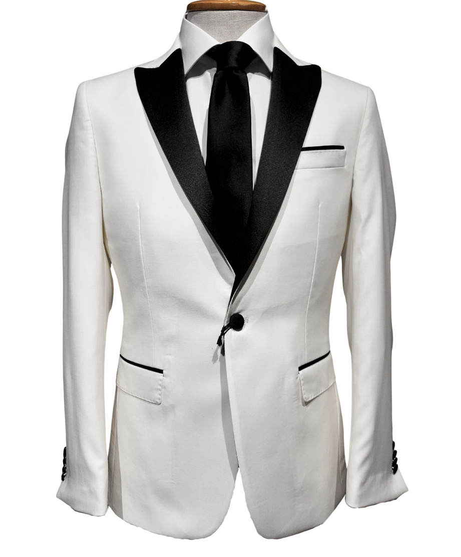 Κοστούμι 2PCS DINO LIBERO Slim Fit White Black