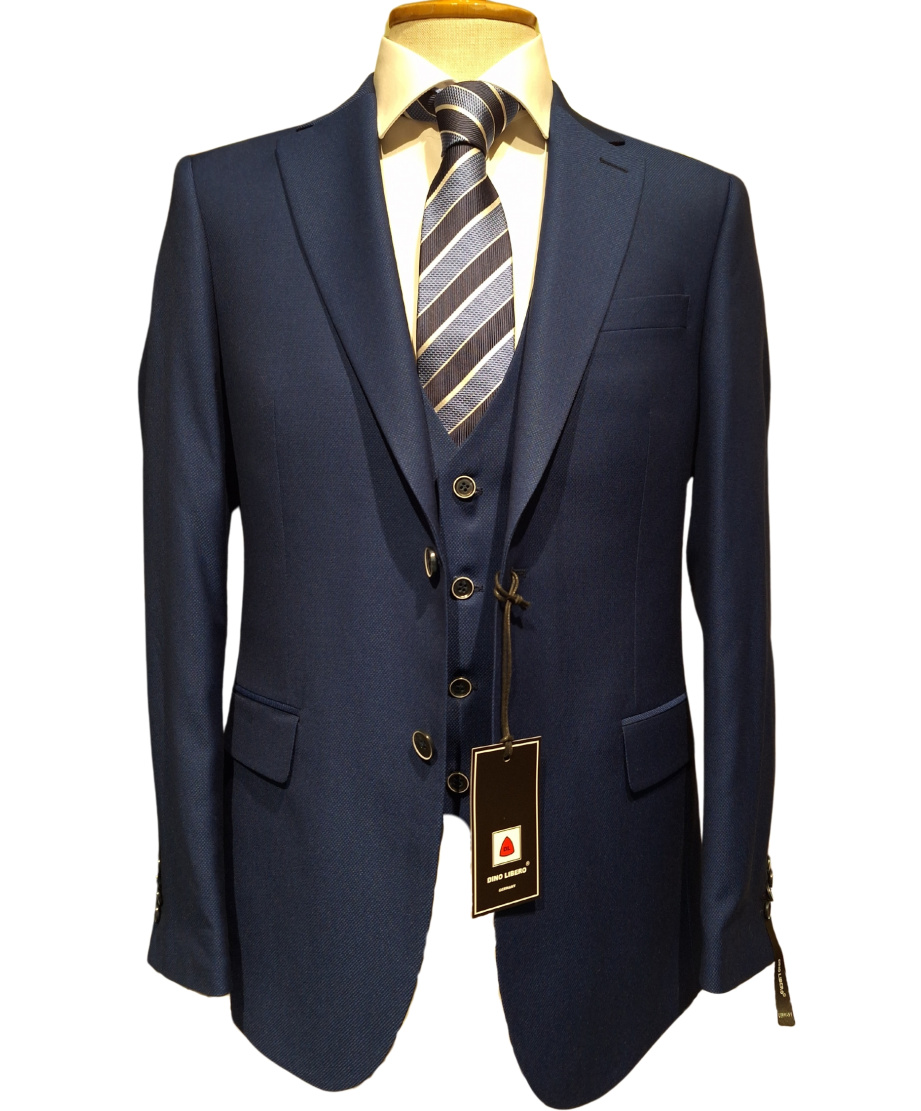 Κοστούμι 3PCS DINO LIBERO Slim Fit Blue